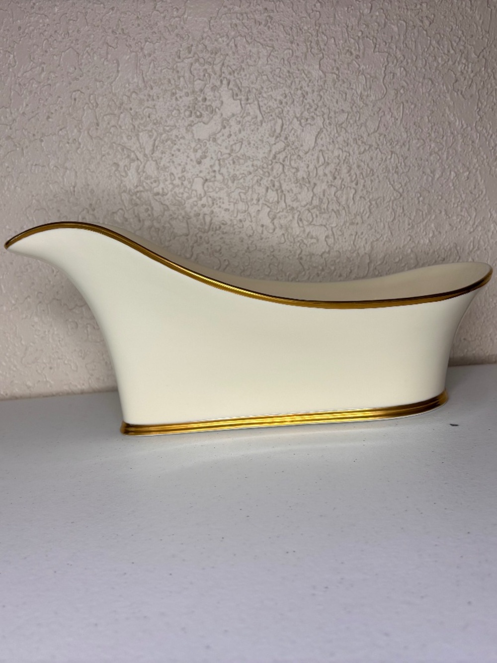 Lenox Ivory Gold Eternal Pattern Bone China Wine Caddy